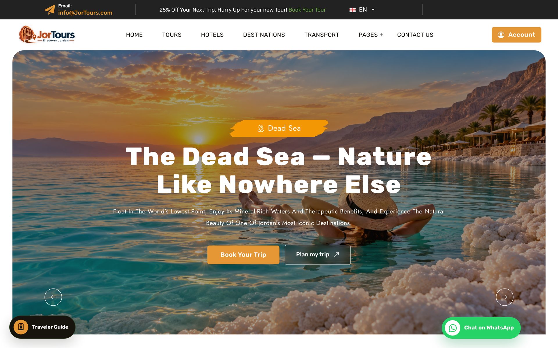 jortours.com website